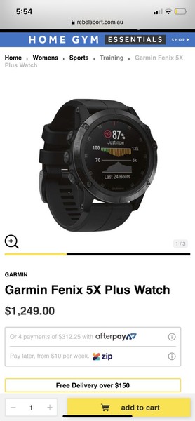 rebel sport fenix 5 plus